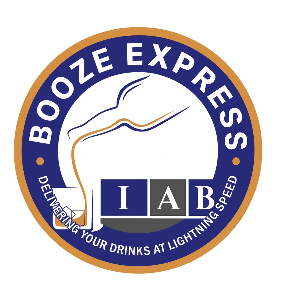 Booze Express logo – fast online alcohol delivery by IAB Australia